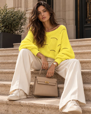 Pull Ajouré Oversize LÉONIE